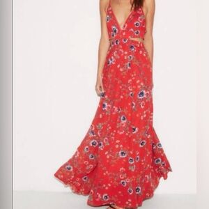 Express Sleeveless cutout maxi Dress